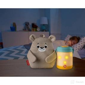 img 1 attached to Fisher-Price Baby Bear Firefly Soother: Lightup Nursery Sound Machine 🐻 with TakeAlong Plush Toy - Multicolor Delight for Babies and Toddlers