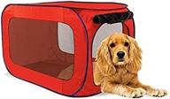 🐶 sport pet designs kennel pro pop open - medium size (colors vary: red/green) логотип