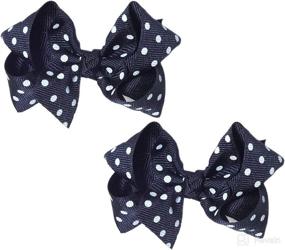 img 2 attached to Anna Belen Medium Polka Dot Pieces Baby Care via Hair Care