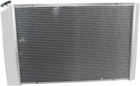 img 2 attached to 🚚 High-Performance 4-Row Core Aluminum Radiator for 1973-1991 GMC and Chevy C/K/P/R/V Series C10 C20 C30 K10 K20 K30 C25/C2500 Pickup/K25/K2500 Suburban Trucks, V8 (4-Row Core)