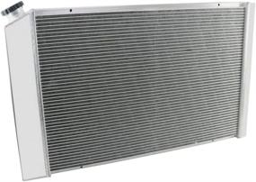 img 1 attached to 🚚 High-Performance 4-Row Core Aluminum Radiator for 1973-1991 GMC and Chevy C/K/P/R/V Series C10 C20 C30 K10 K20 K30 C25/C2500 Pickup/K25/K2500 Suburban Trucks, V8 (4-Row Core)