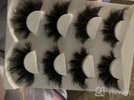 img 1 attached to 6D False Eyelashes For A Natural Look - Newcally Mink Fluffy Fox Eye Lashes Pack review by Kimberly Johnson