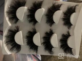 img 6 attached to 6D False Eyelashes For A Natural Look - Newcally Mink Fluffy Fox Eye Lashes Pack