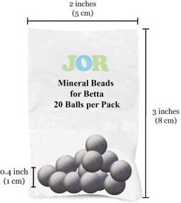 img 1 attached to JOR Pleco Tourmaline Balls: Boost Fish Fin Coloration & Enhance Calcium Levels