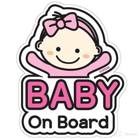 img 4 attached to GEEKBEAR Baby Board Sticker Decal