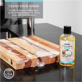 img 1 attached to Coconut Oil Cutting Board Care Kit - Complete with Wax, Soap, Scrub Brush, Buffing Pad, Applicator - Ideal for Kitchen Countertops, Butcher Blocks, Wooden Bowls and Utensils - Enhances Wood Durability and Ensures Food Safety