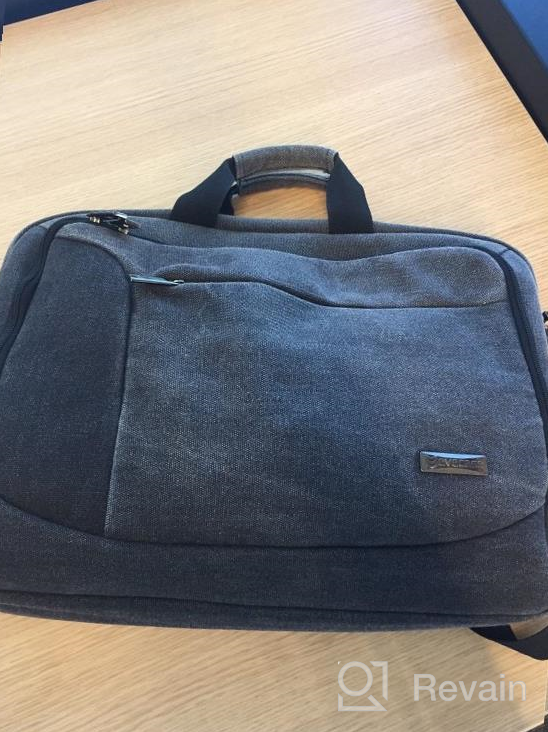 img 1 attached to Stylish And Functional Evecase 15.6 Inch Laptop Messenger Case In Dark Grey - Perfect For Laptops And Ultrabooks With Handles And Shoulder Strap review by William Burnett