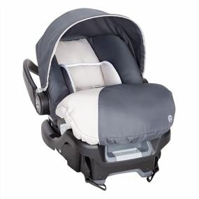 img 3 attached to Baby Trend Ally Infant Car Seat Travel System With Cozy Cover For Babies Up To 35Lbs In Gray Magnolia