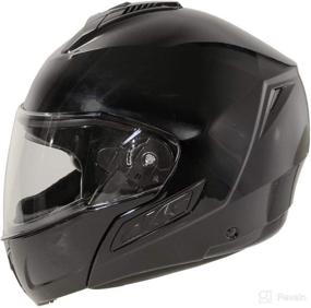 img 3 attached to Hawk 11121 Glossy Modular Helmet Motorcycle & Powersports