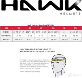 img 1 attached to Hawk 11121 Glossy Modular Helmet Motorcycle & Powersports