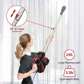 img 2 attached to 600W Corded Stick Vacuum Cleaner, 18000Pa Powerful Suction, 3-In-1 Lightweight Handheld Vacuum For Pet Hair & Hard Floor Home - INSE