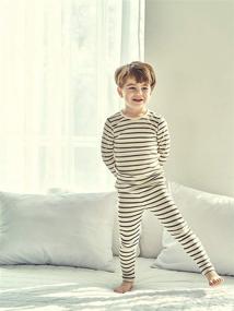 img 3 attached to AVAUMA Pajama Toddler Sleepwear Jam_Indi Apparel & Accessories Baby Boys and Clothing