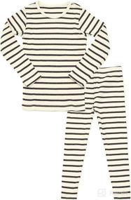 img 4 attached to AVAUMA Pajama Toddler Sleepwear Jam_Indi Apparel & Accessories Baby Boys and Clothing