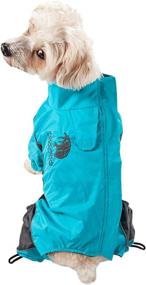 img 2 attached to 🐶 Quantum-Ice Full-Bodied Adjustable Dog Jacket with Blackshark Technology, featuring 3M Reflective Elements