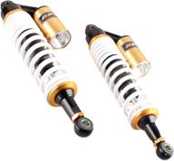 🏍️ gzyf universal round end motorcycle air shock absorbers for kawasaki honda suzuki street bike - 400mm логотип