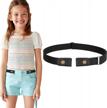no buckle stretch belt for child boys and girls buckle free kids belt up to 24 inches logo