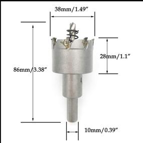 img 3 attached to Tungsten Carbide Cutter Stainless Aluminum Cutting Tools via Hole Saws & Accessories