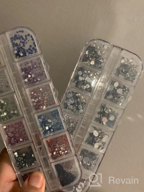 img 1 attached to Rinstonestone For Nails, Anezus 4728Pcs Nail Gems With Crystals Rhinestones Jewls Pickup Tool Pen For Nails, Nail Art Supplies Diamond Nails Stones For Nails Decoration Makeup Clothes Shoes review by Glenn Kumar