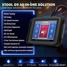 img 3 attached to 🔧 XTOOL D9 Smart Diagnostic Scan Tool: Advanced Features, 3 Years Updates ($900 Value), ECU Coding, Bi-Directional Control & More!