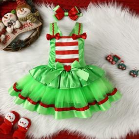 img 2 attached to Костюм тигра для маленьких девочек, костюм принцессы на день рождения, Хэллоуин, Рождество, тематическая вечеринка, нарядное платье