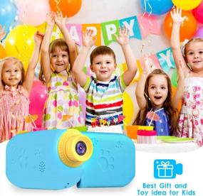 img 4 attached to 12-мегапиксельная цифровая камера OMWay: лучший подарок для мальчиков от 3 до 10 лет, в комплект входит SD-карта на 32 ГБ