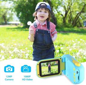 img 3 attached to OMWay'S 12MP Digital Camera: Top Gift For Boys 3-10 Years Old, Includes 32GB SD Card