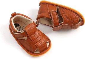 img 2 attached to BENHERO Sandals Toddler Prewalker Outdoor Boys' Shoes ~ Sandals