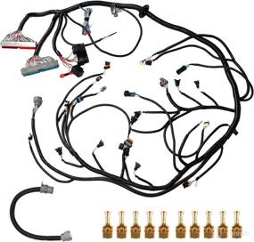 img 4 attached to 🔌 Enhanced LS Stand Alone Wire Harness with 4L80E Swap Drive by Cable, 60A Relay, EV1 Fuel Injector Connectors - Compatible with 1997-2006 GM DBC LS1 Vortec 4.8L 5.3L 6.0L Engines, Supports EV1 and EV6 - Contact us for Details (4L80E)