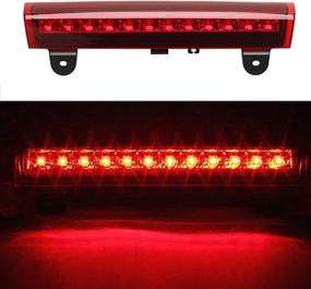 img 4 attached to 🚨 HUSUKU High Mount Third Brake Light Fits Chevrolet Tahoe GM/Suburban/GMC/Yukon 2000-2006 LED Rear Cargo Light/Stop LED Light (Red Housing)