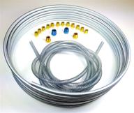 🔧 the stop shop 25' coil/roll brake line kit with fittings and 8' spring guard - 1/4-inch diameter логотип