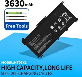 img 1 attached to CREATESTAR HT03XL L11119-855 Battery Compatible With HP Pavilion Laptop 14-CE 14-CF 14-DF 15-CS 15-DA 15-DB 15-DW TPN-I130/I131/I132 L11421-422 HSTNN-LB8M 17-AR050WM 920046-121 421 541 HSTNN-IB7Y