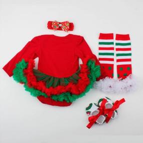 img 2 attached to Cute And Festive: Slowera Baby Girls' Christmas Outfits For The Holidays
