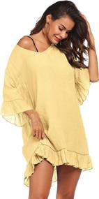 img 1 attached to Ekouaer Bathing Coverups Womens Beachwear Women's Clothing : Swimsuits & Cover Ups