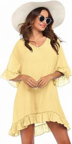img 2 attached to Ekouaer Bathing Coverups Womens Beachwear Women's Clothing : Swimsuits & Cover Ups