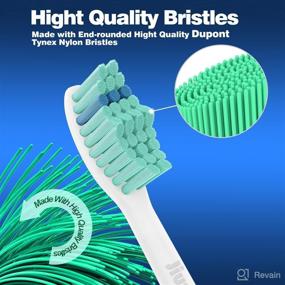 img 2 attached to Jiuzhoudeal CleanCare Toothbrush Replacement 🦷 - HX7022 for Effective Oral Hygiene