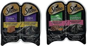 img 3 attached to 🐱 Sheba Perfect Portions Wet Cat Food Cuts in Gravy Variety Pack - All Flavors: Beef, Chicken, Salmon, Turkey, Tuna, White Fish, Veggies (24 Servings) - Bundle with Lara's Sticker