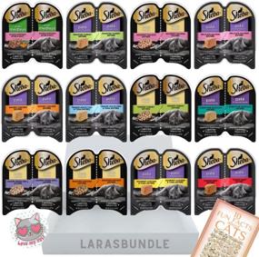 img 4 attached to 🐱 Sheba Perfect Portions Wet Cat Food Cuts in Gravy Variety Pack - All Flavors: Beef, Chicken, Salmon, Turkey, Tuna, White Fish, Veggies (24 Servings) - Bundle with Lara's Sticker