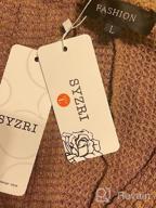 img 1 attached to Warm And Stylish: Shop SYZRI Women'S Oversized Waffle Knit Cardigan With Pockets review by Kenneth Seymour