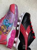 img 1 attached to Diadora Cattura Soccer Cleats Toddler Girls' Shoes for Athletic review by Renee Zahid