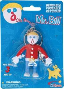 img 2 attached to 🔑 Flexible and Fun: Kryptonite Mr Bill Bendable Keychain for Unbreakable Security