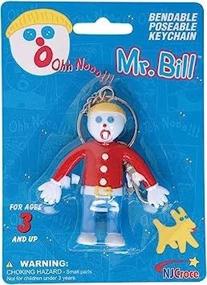 img 1 attached to 🔑 Flexible and Fun: Kryptonite Mr Bill Bendable Keychain for Unbreakable Security