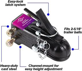 img 1 attached to Stegewop Adjustable Trailer Coupler Trigger Exterior Accessories