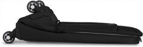 img 1 attached to Путешествуйте с легкостью: складной чемодан Biaggi Leggero Spinner для ручной клади — 22-дюймовый компактный багаж — как видно на танке Shark — черный