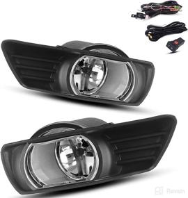 img 4 attached to 🚗 AUTOSAVER88 Compatible Fog Lights for 07-09 2007 2008 2009 Camry - Fog Light Replacement Kit with 12V 55W H11 Bulbs, Wiring Harness, Switch, and Clear Glass Lens