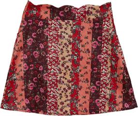 img 1 attached to 👚 Amy Byer Sunset Medium Girls' Clothing Button Skirts & Skorts