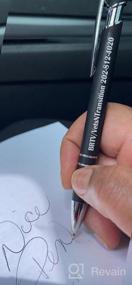 img 5 attached to Настраиваемые шариковые ручки Aolun со стилусом - выгравируйте свое имя, логотип или сообщение - идеально подходит для подарков в особых случаях!
