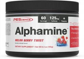 img 4 attached to PEScience Alphamine, Weight Loss Energy Powder, Melon Berry, 60 Serving
