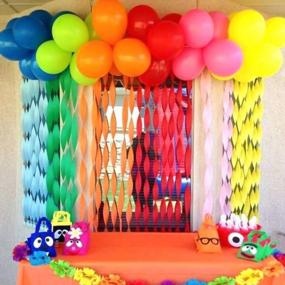 img 1 attached to Coceca 36 Rolls Crepe Paper Streamers 6 Color For Birthday Party Graduation Ceremony Decoration