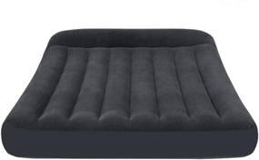 img 2 attached to Intex Classic Full Airbed with Built-in Pillow and Restful Comfort