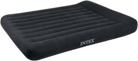 img 4 attached to Intex Classic Full Airbed with Built-in Pillow and Restful Comfort